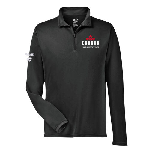 Zone Men's Officials Printed Performance Quarter Zip Thumbnail