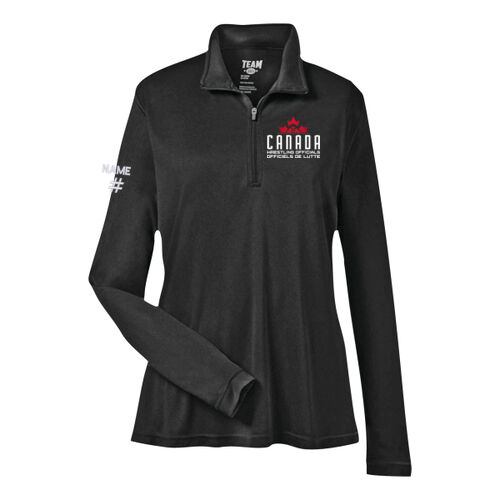 Zone Women's Officials Printed Performance Quarter Zip Thumbnail