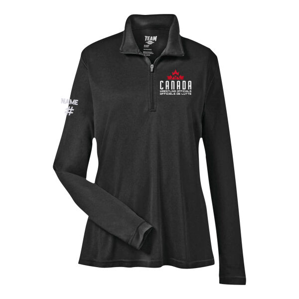 Zone Women's Officials Printed Performance Quarter Zip Thumbnail